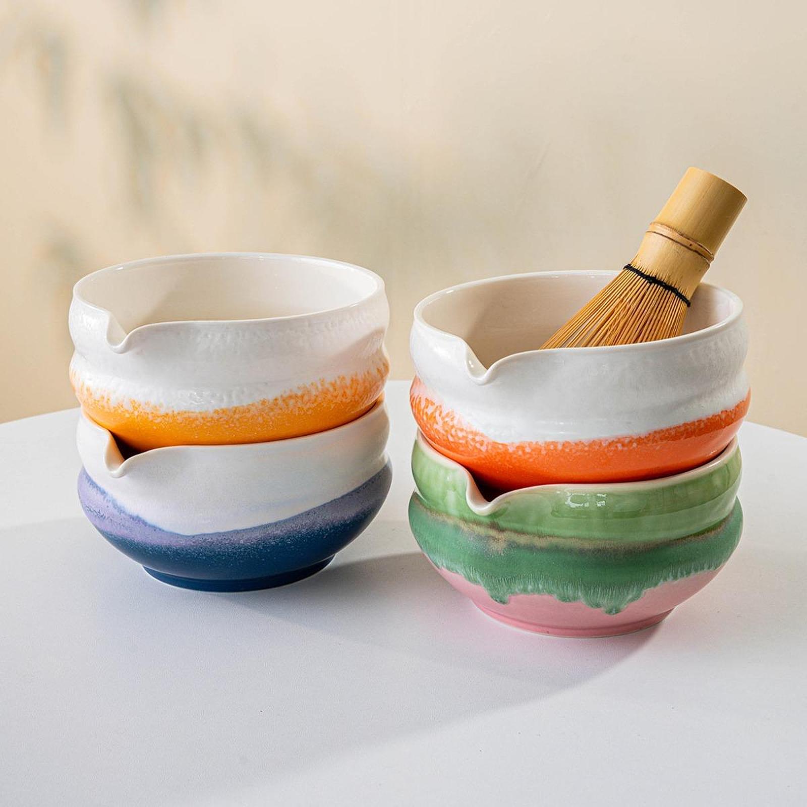 Ceramic Matcha Bowl with Spout - đánh giá và giá Matcha Bowl Chawan