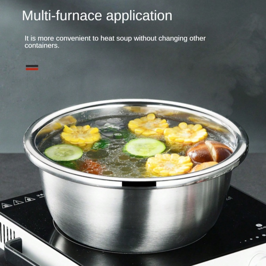Stainless Steel Round Kitchen  - đánh giá và giá Matcha Bowl Chawan