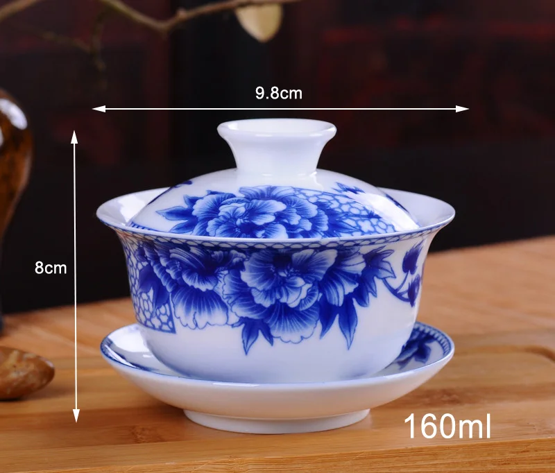 White Porcelain Blue and White - đánh giá và giá Matcha Bowl Chawan