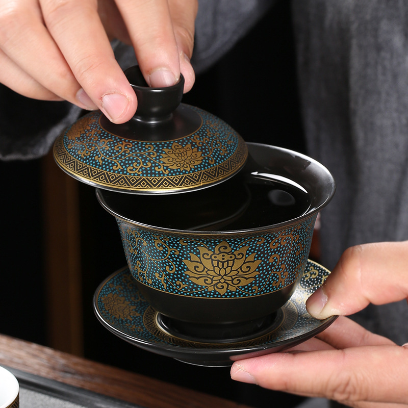 Trung Quốc Teaset Cổ Điển Gaiw - đánh giá và giá Matcha Bowl Chawan