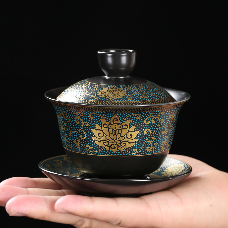 Trung Quốc Teaset Cổ Điển Gaiw - đánh giá và giá Matcha Bowl Chawan