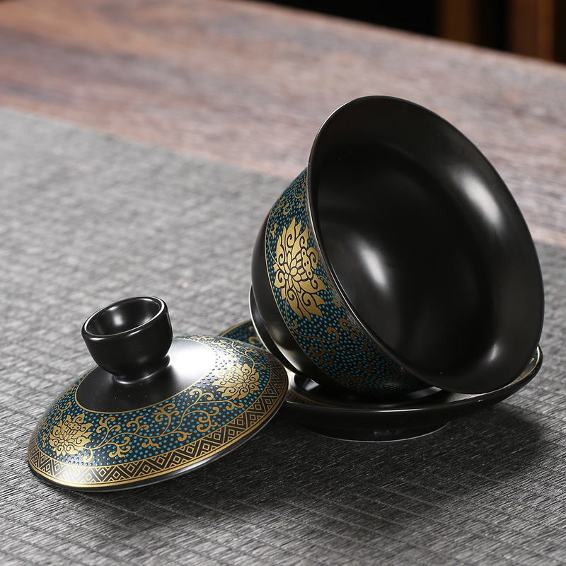 Trung Quốc Teaset Cổ Điển Gaiw - đánh giá và giá Matcha Bowl Chawan