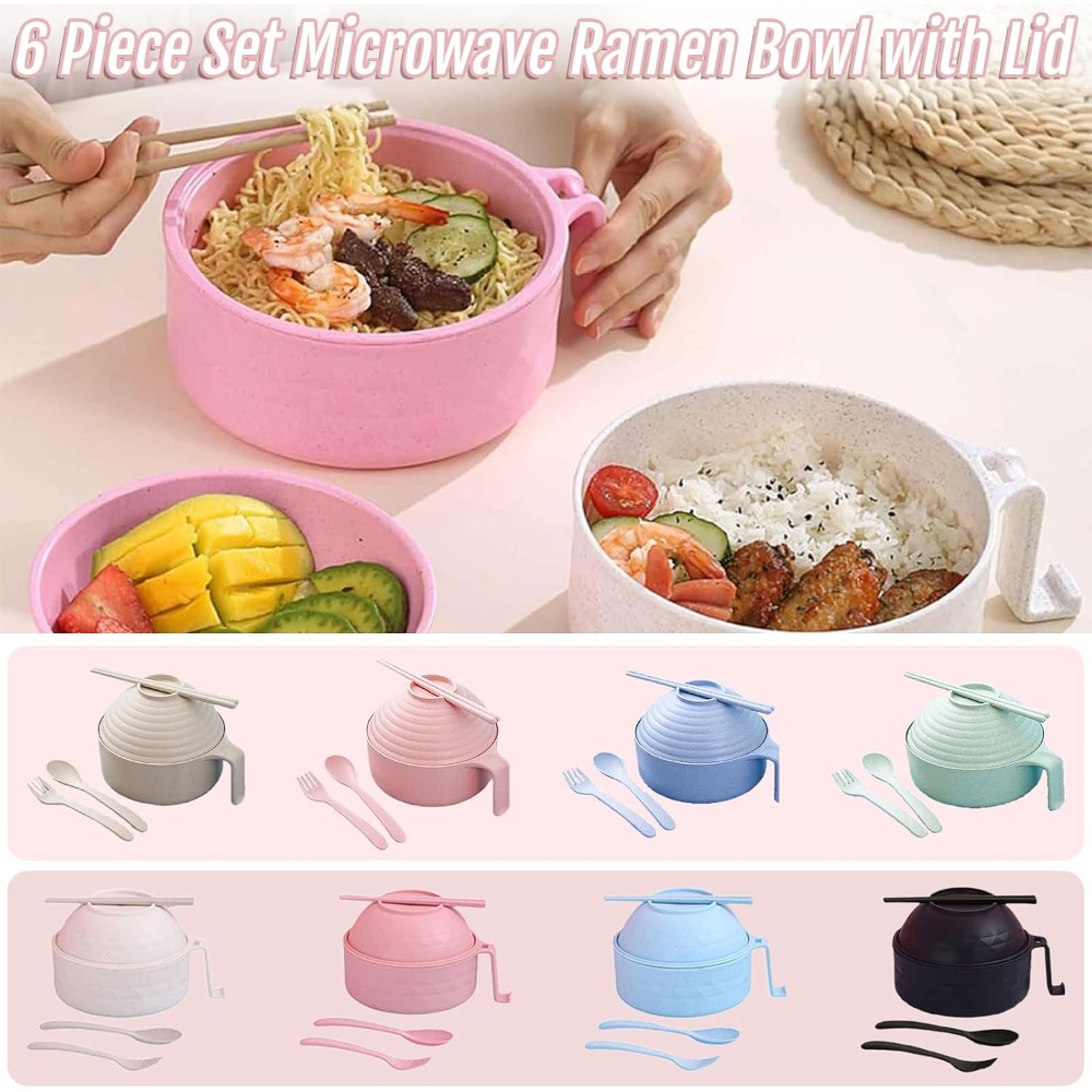 Microwave Ramen Bowl 6-Piece S - đánh giá và giá Matcha Bowl Chawan