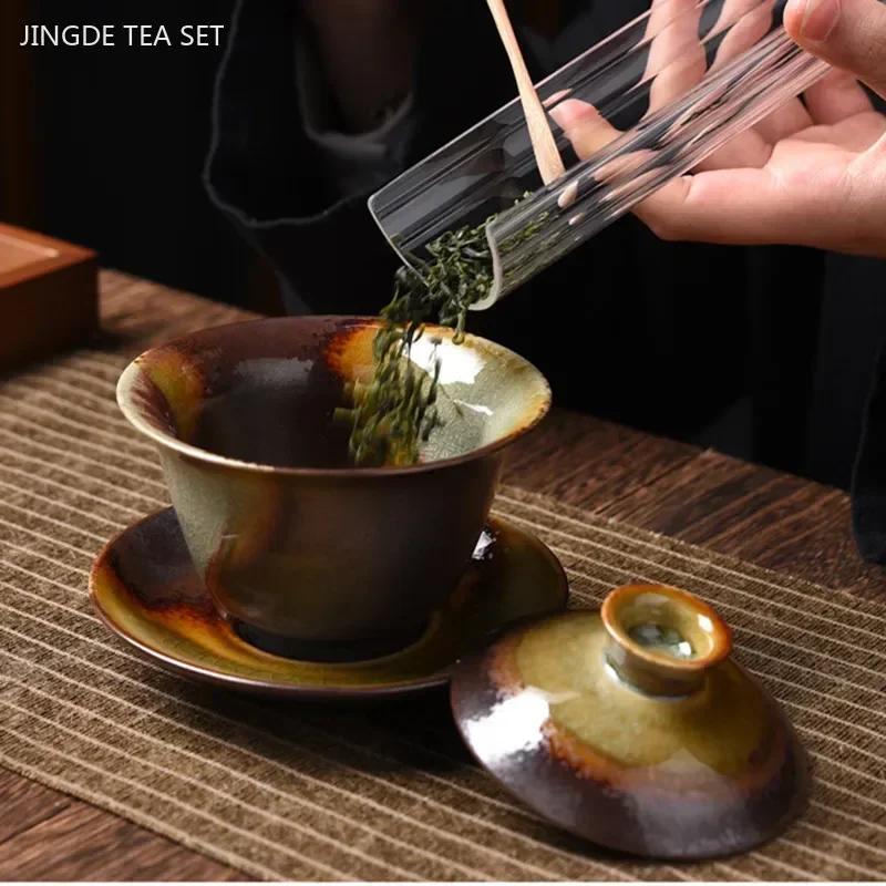 Wood-fired Kiln Changed Cerami - đánh giá và giá Matcha Bowl Chawan