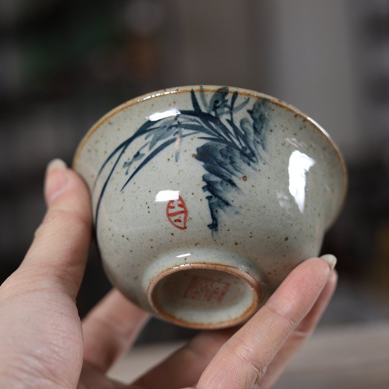 Handpainted Chinese Sancai Gai - đánh giá và giá Matcha Bowl Chawan