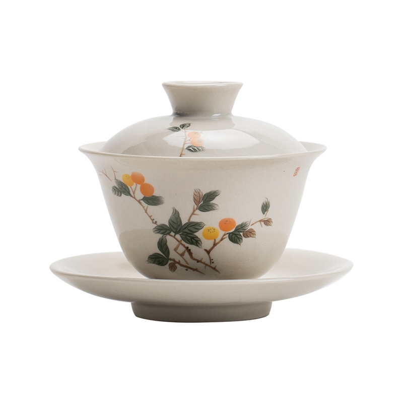 Grass and Wood Ceramic Gaiwan, - đánh giá và giá Matcha Bowl Chawan